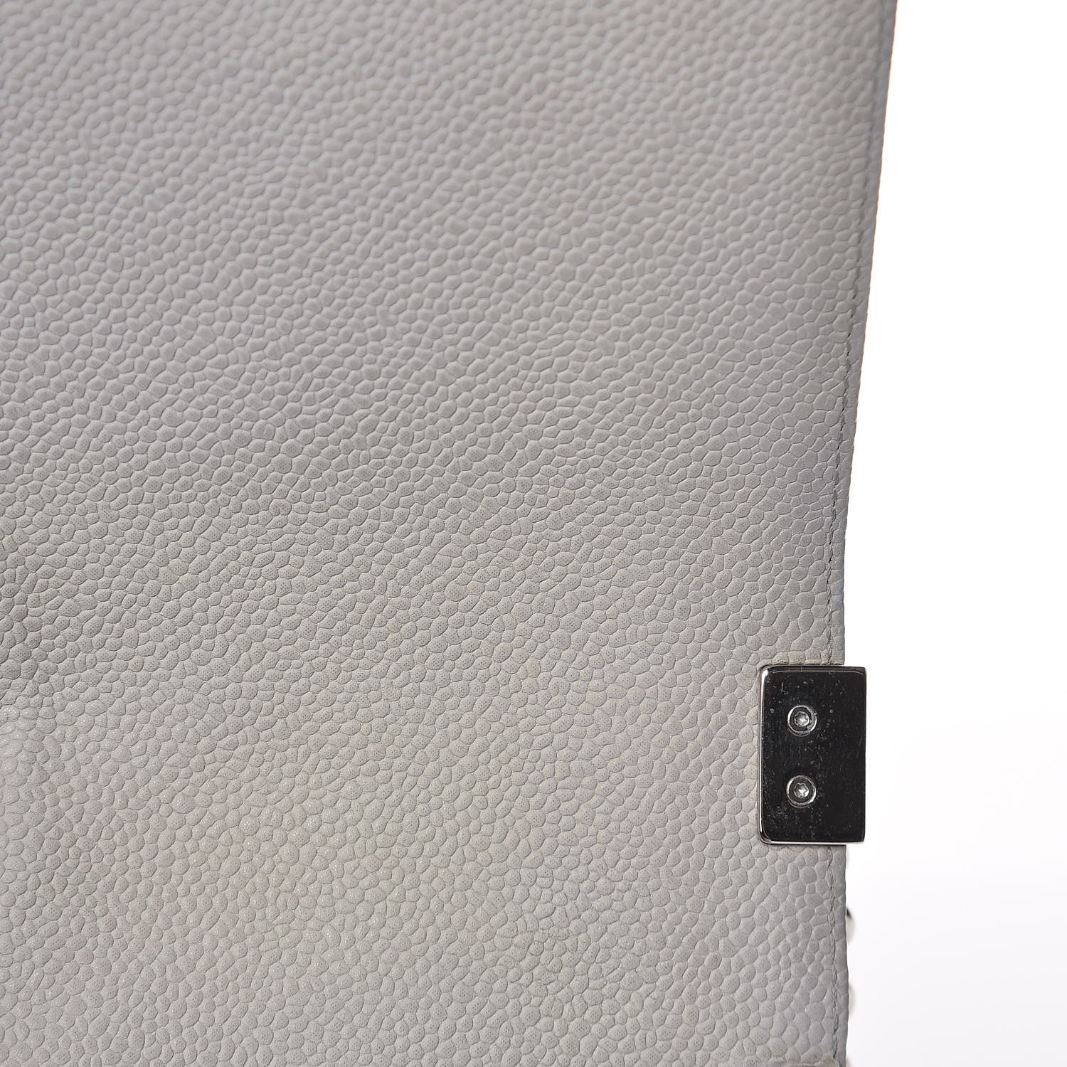 Chanel Iridescent Caviar Quilted Medium Boy Flap Light Grey 10 of 13