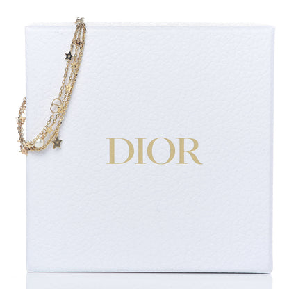 Christian Dior Metal Pearl Star CD Bracelet Gold 5 of 5