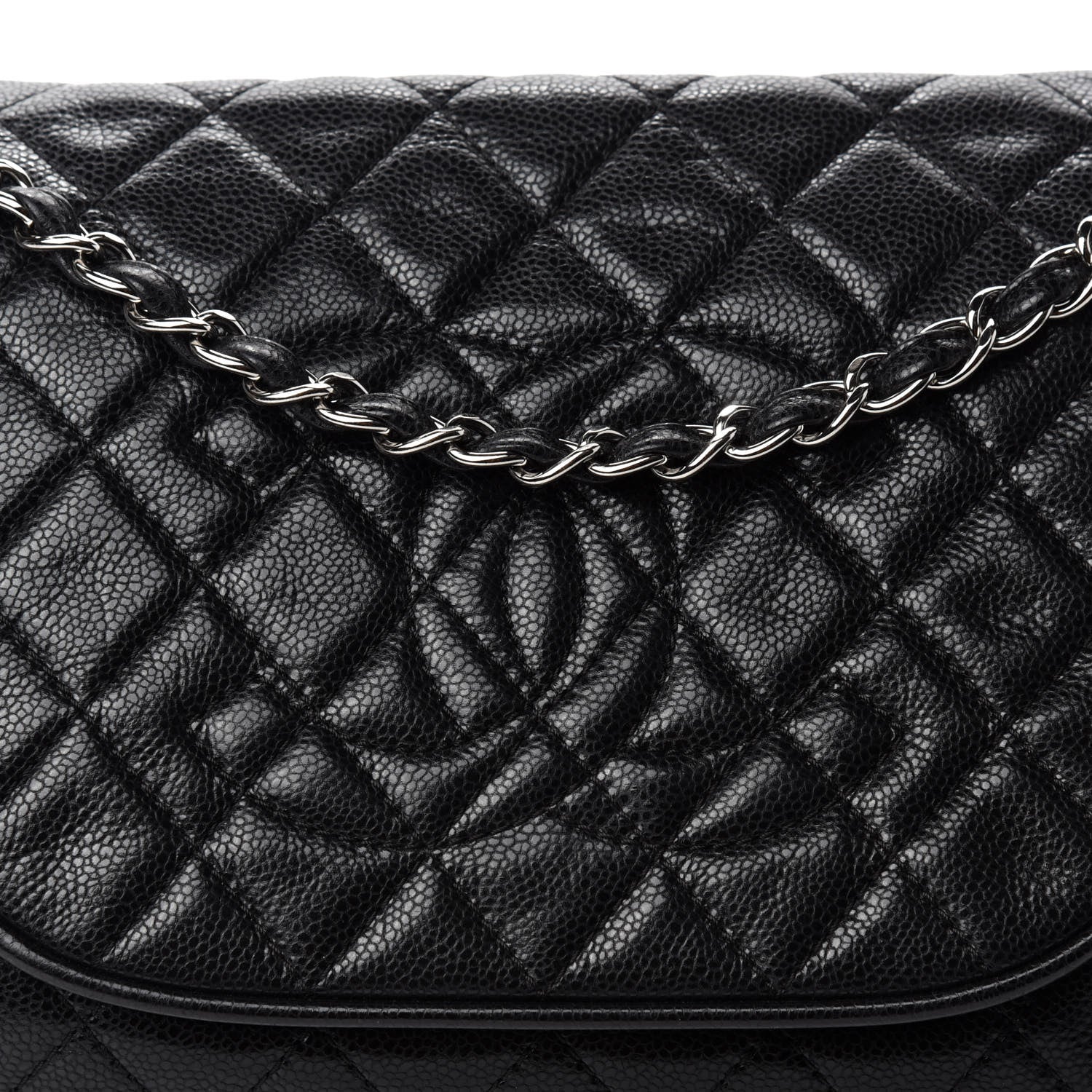 Chanel Caviar Quilted Timeless Accordion Flap Black 11 of 11