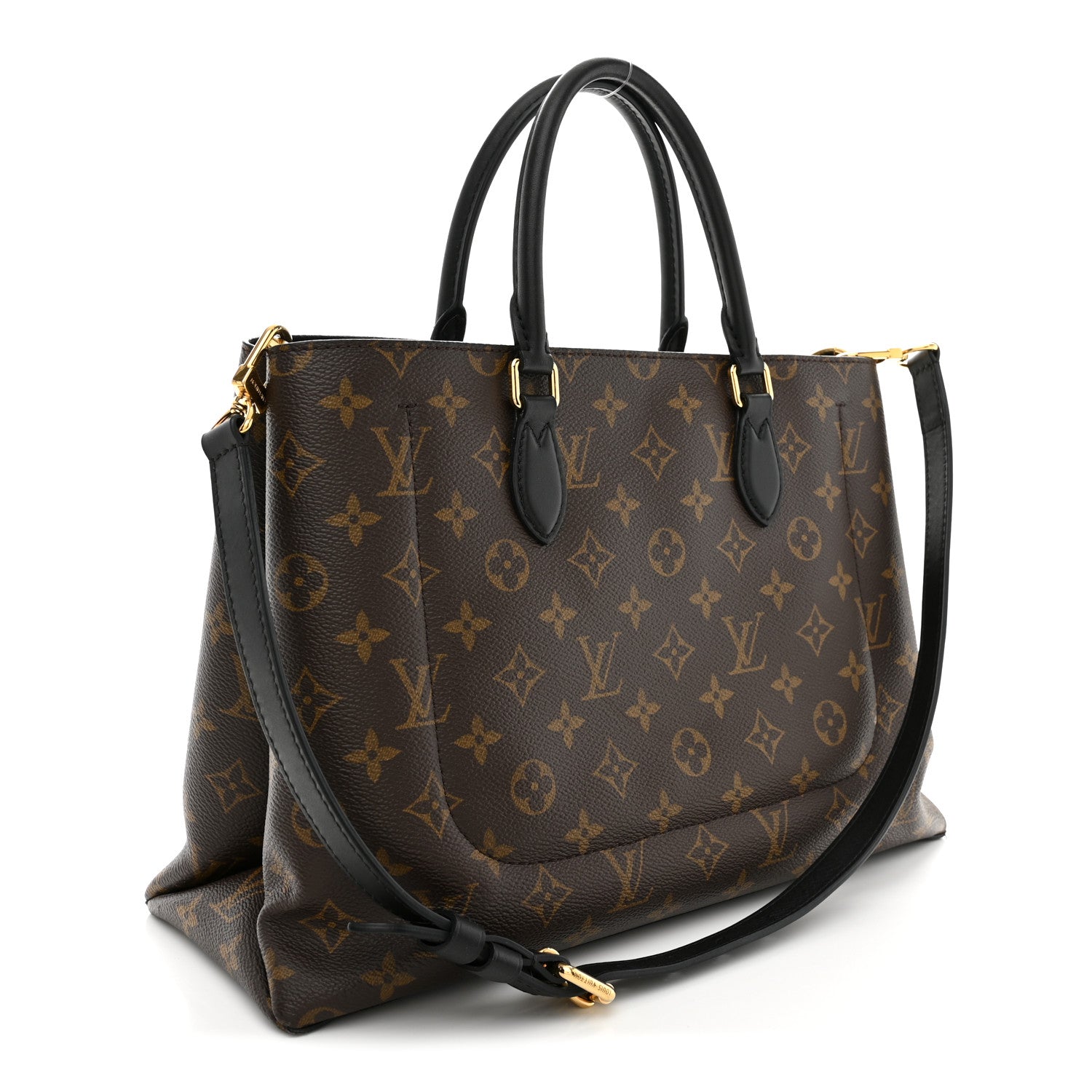 Louis Vuitton Monogram Flower Tote Black 1921649 – FASHIONPHILE