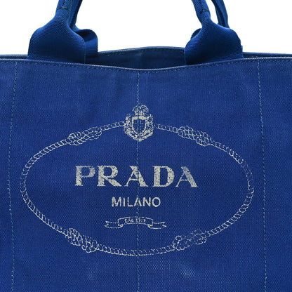 Prada Canapa Logo Tote Cobalto 7 of 12