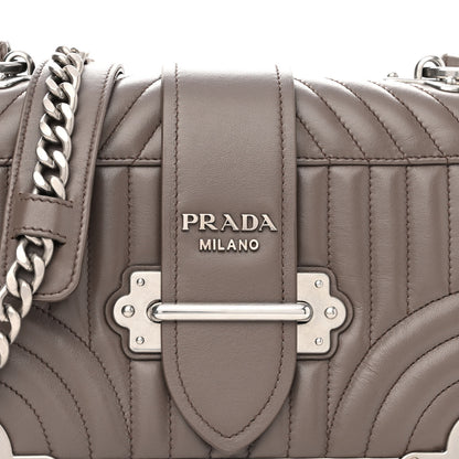 Prada Soft Calfskin Impunture Diagramme Cahier Bag Bambu 7 of 9