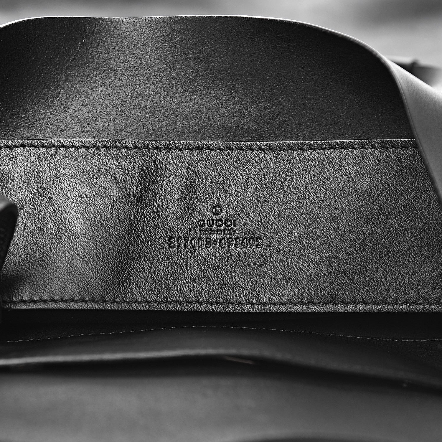 Gucci Calfskin Large Horsebit Tote Black 6 of 10
