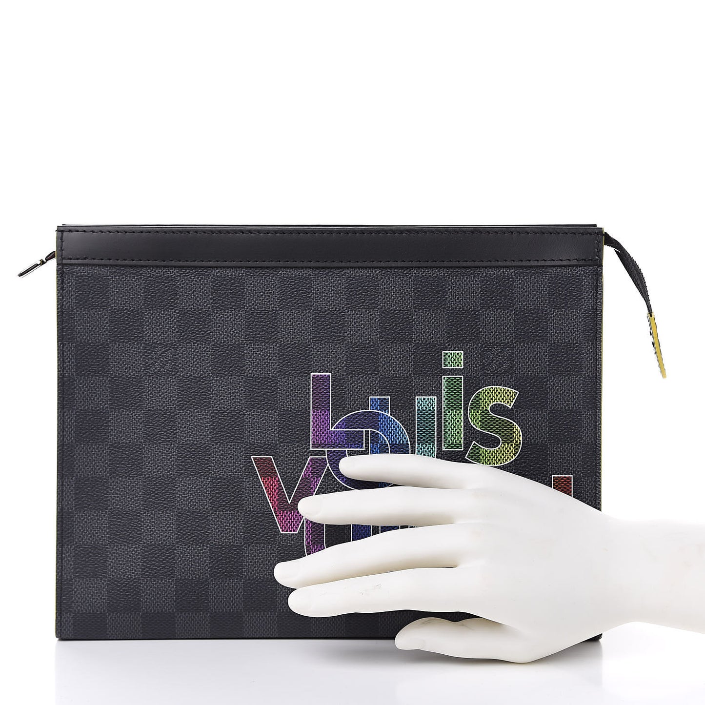 Damier Graphite Pochette Voyage MM Yellow