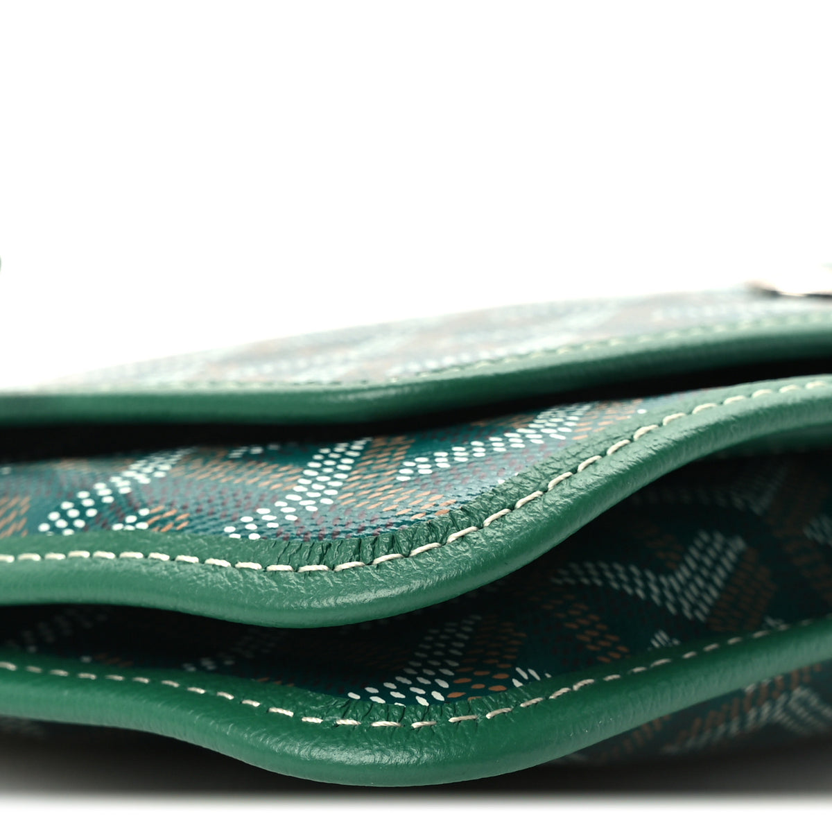 Goyardine Plumet Wallet Clutch Green