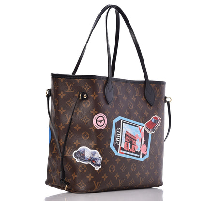 Louis Vuitton Monogram World Tour Neverfull MM 3 of 8