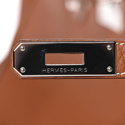 Hermes Taurillon Clemence Birkin 35 Gold 10 of 45