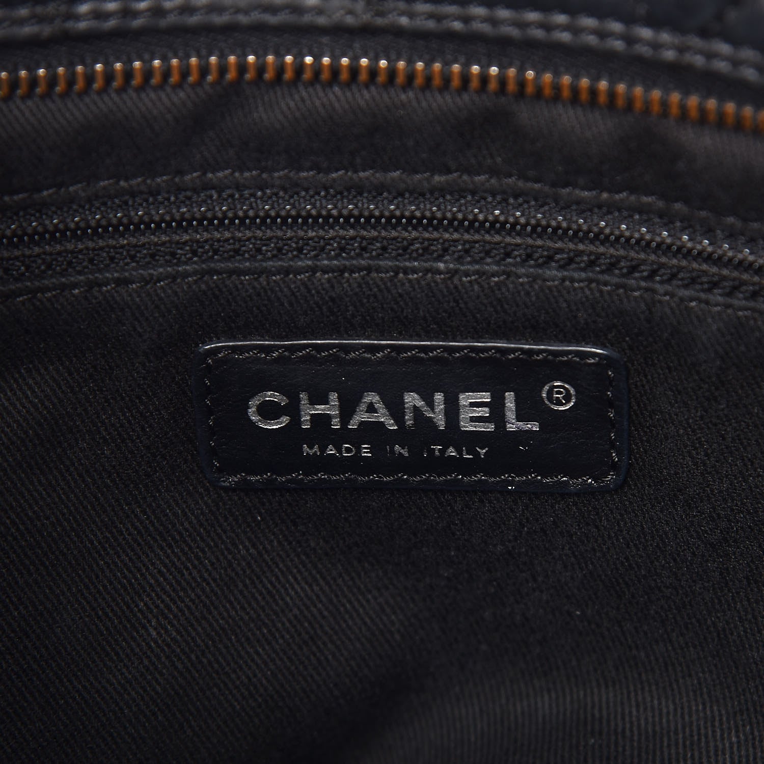 Chanel Aged Calfskin Vintage Ligne Lady Braid Tote Black 6 of 12