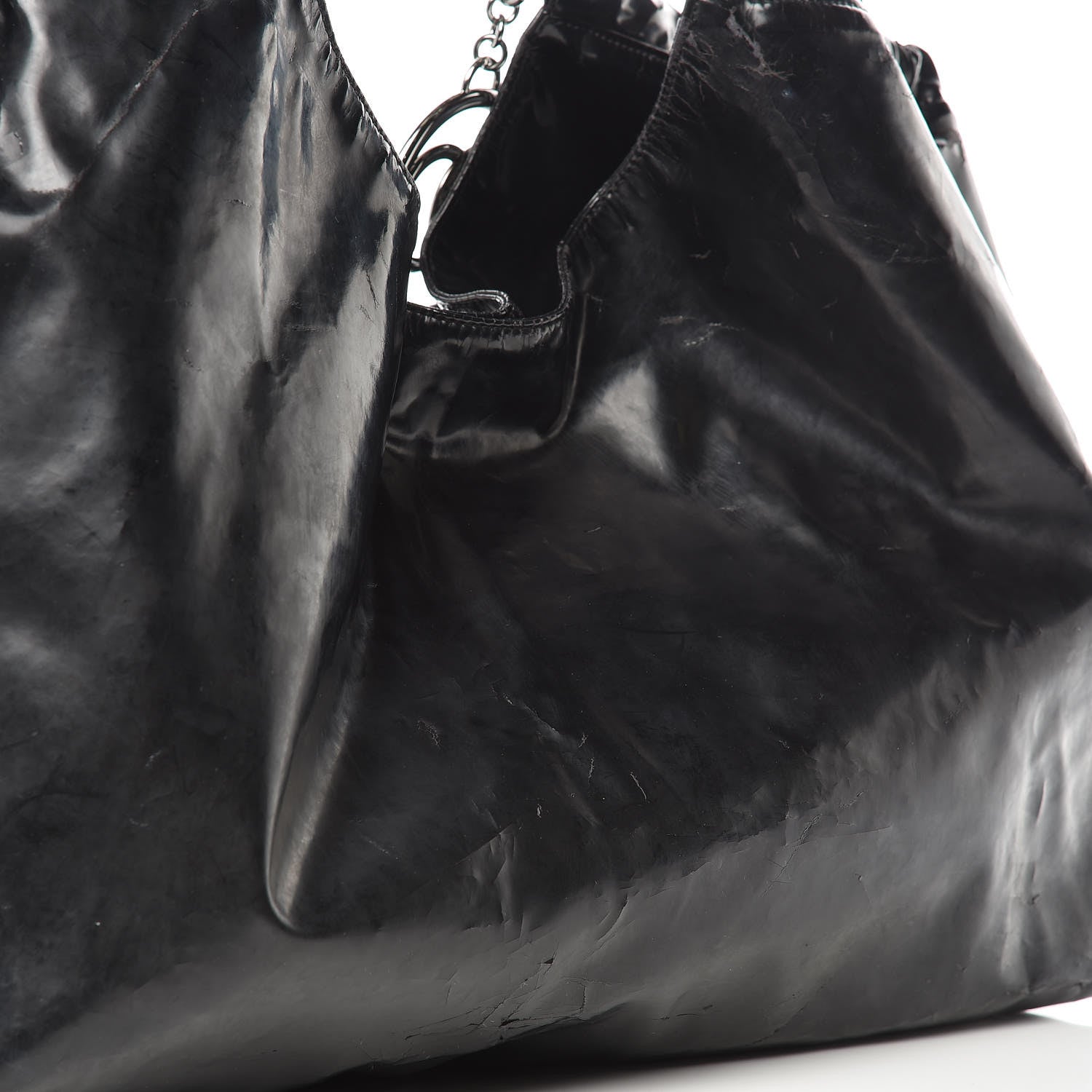 Chanel Vinyl XL Coco Cabas Black 27 of 32