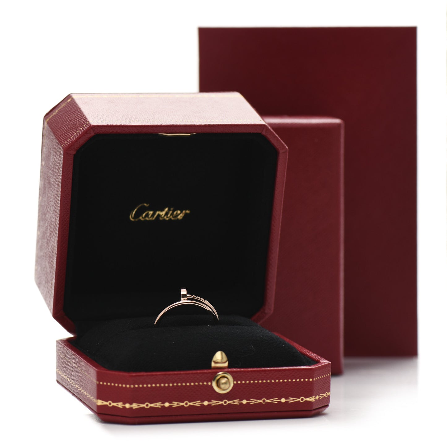 18K Pink Gold Small Juste Un Clou Ring 54 6.75