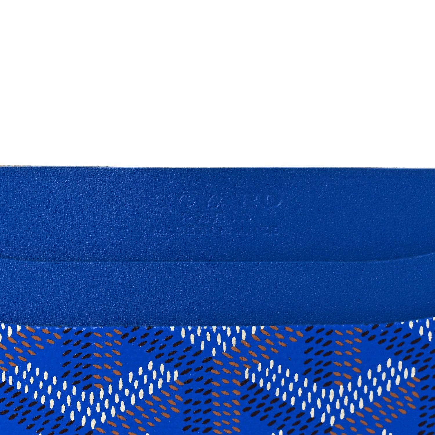 Goyard Goyardine Saint Sulpice Card Holder Sky Blue 6 of 7