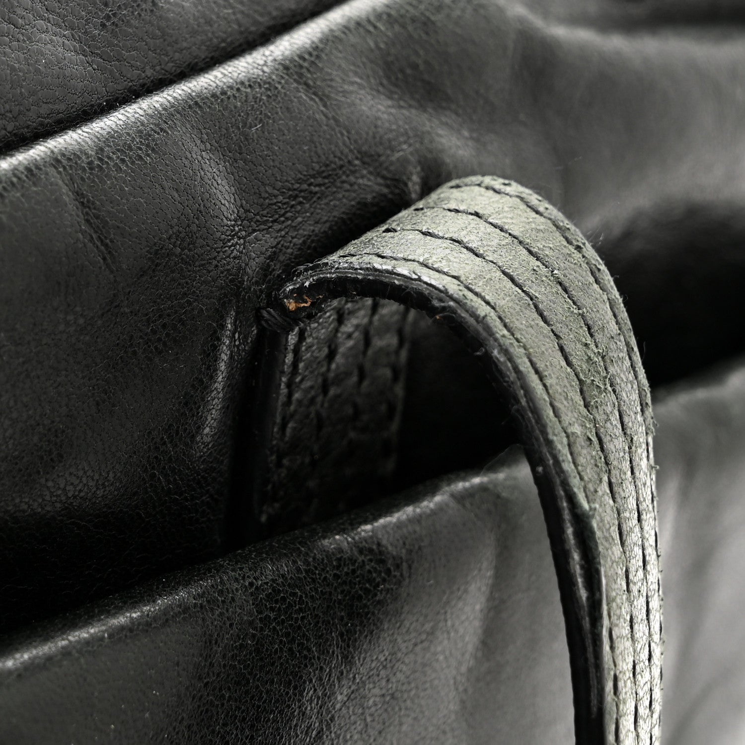 Fendi Goatskin Zip It Satchel Black 13 of 13