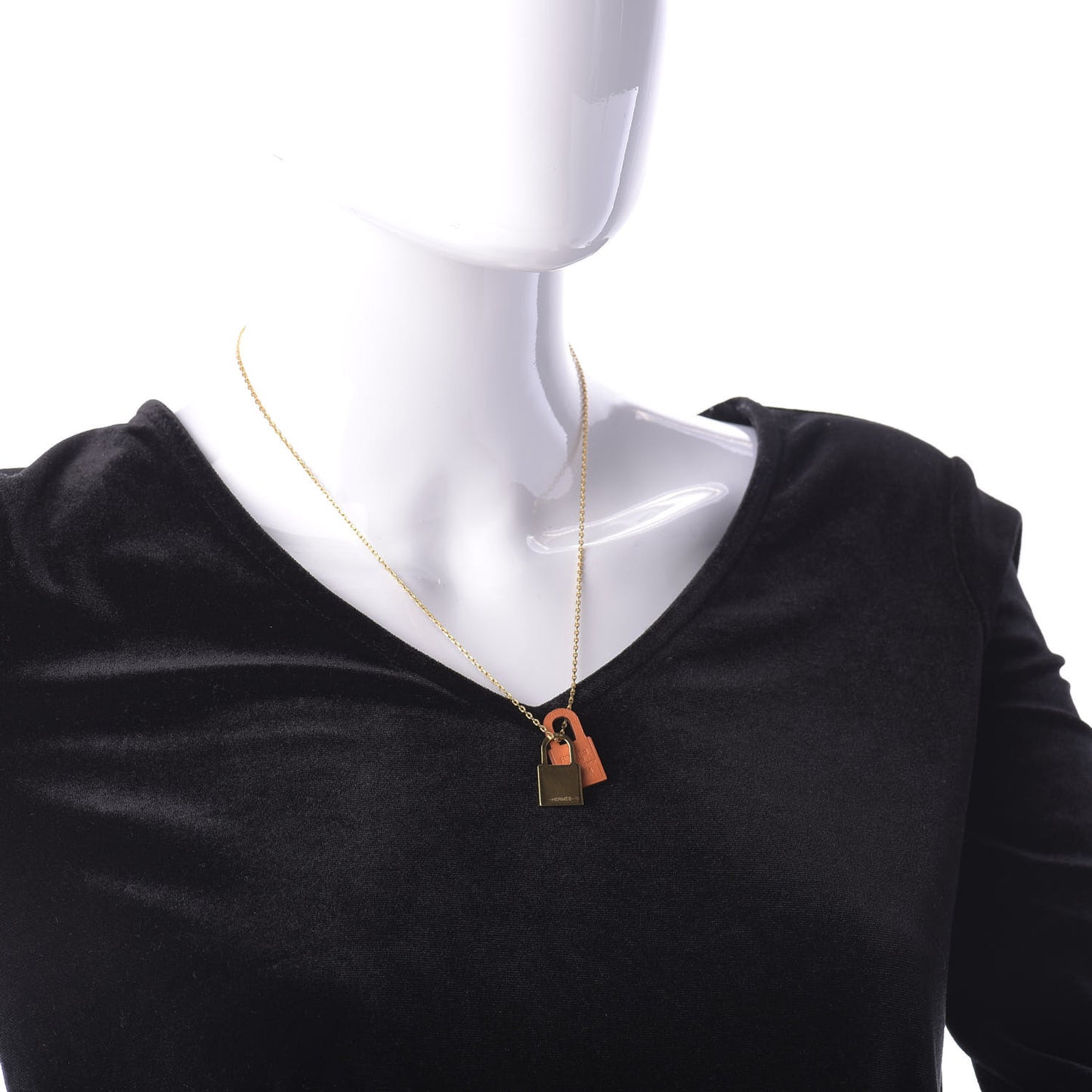 Swift Small O'Kelly Pendant Necklace Orange