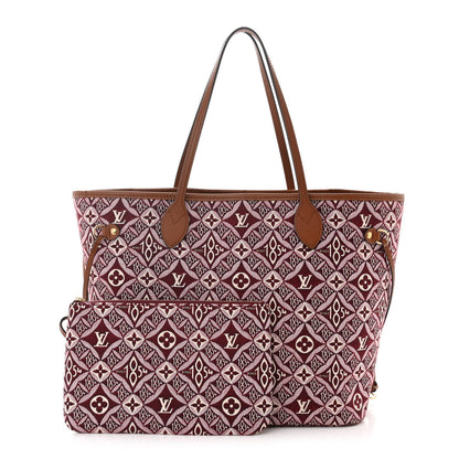 Louis Vuitton Jacquard Since 1854 Neverfull MM Bordeaux 3 of 11
