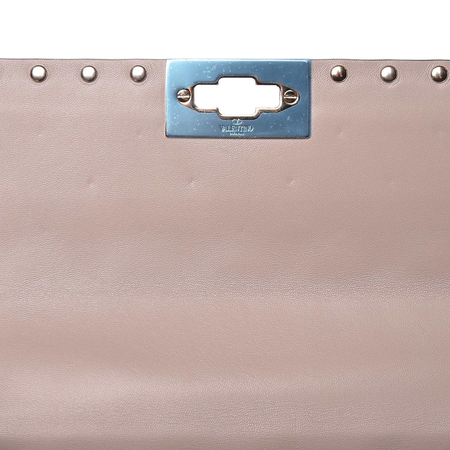 Valentino Garavani Lambskin Medium Rockstud Spike Shoulder Bag Poudre 9 of 10