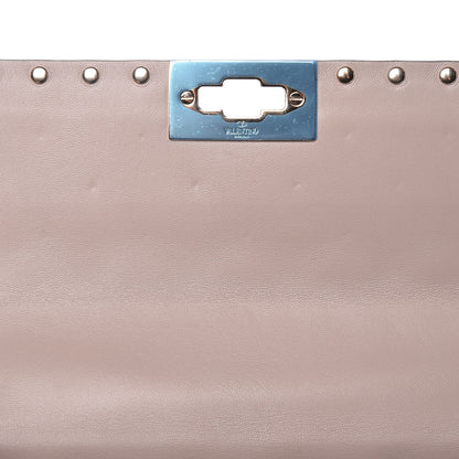 Valentino Garavani Lambskin Medium Rockstud Spike Shoulder Bag Poudre 9 of 10