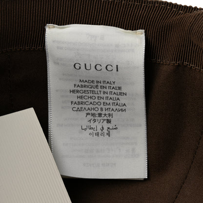 Gucci GG Supreme Monogram Boutique Print Baseball Hat M Beige 10 of 10