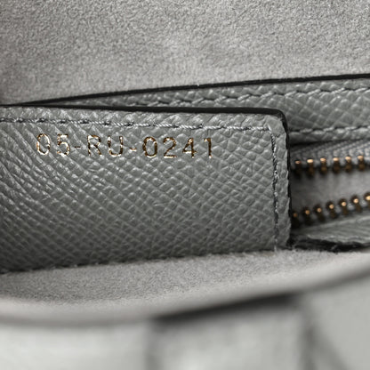 Christian Dior Grained Calfskin Saddle Bag Grey 7 of 10
