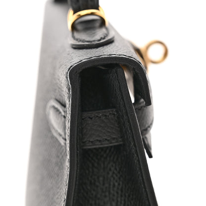 Hermes Epsom Mini Kelly Sellier 20 Black 12 of 13