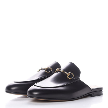 Gucci Calfskin Womens Princetown Slippers 37 Black 3 of 9