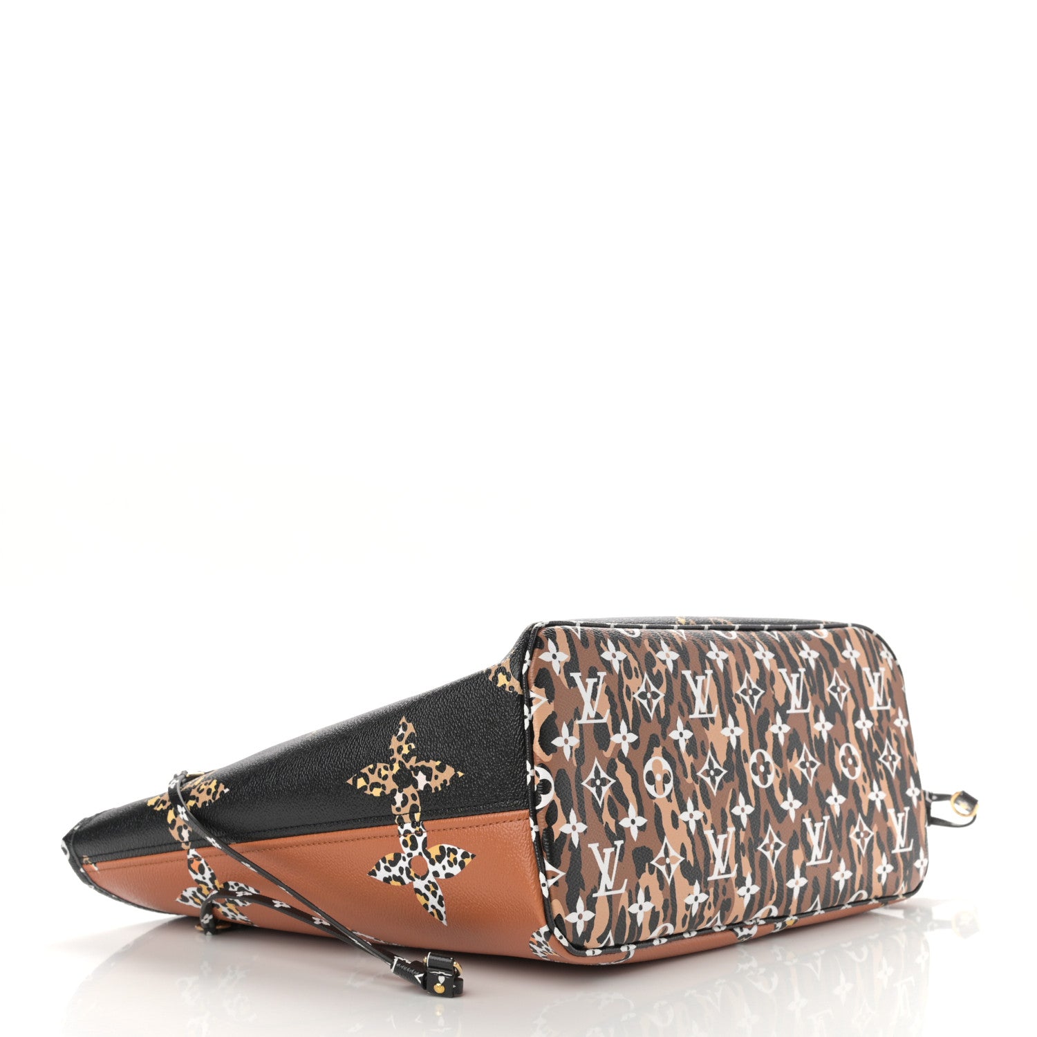 Louis Vuitton Monogram Giant Jungle Neverfull MM Black 4 of 10