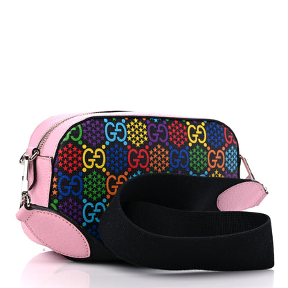 Gucci GG Supreme Monogram Psychedelic Shoulder Bag Black Multicolor Sugar Pink 2 of 9