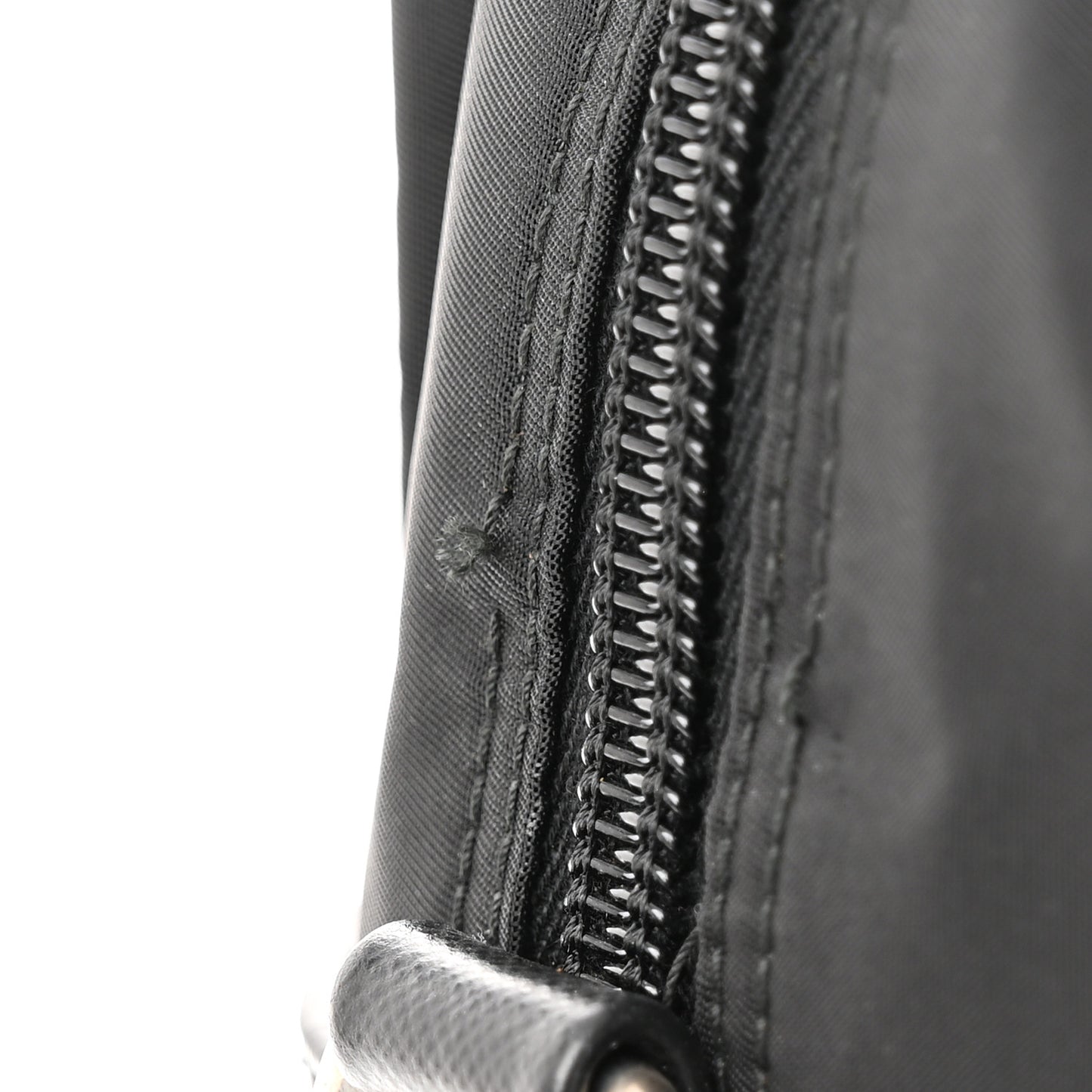 Tessuto Nylon Saffiano Briefcase Black