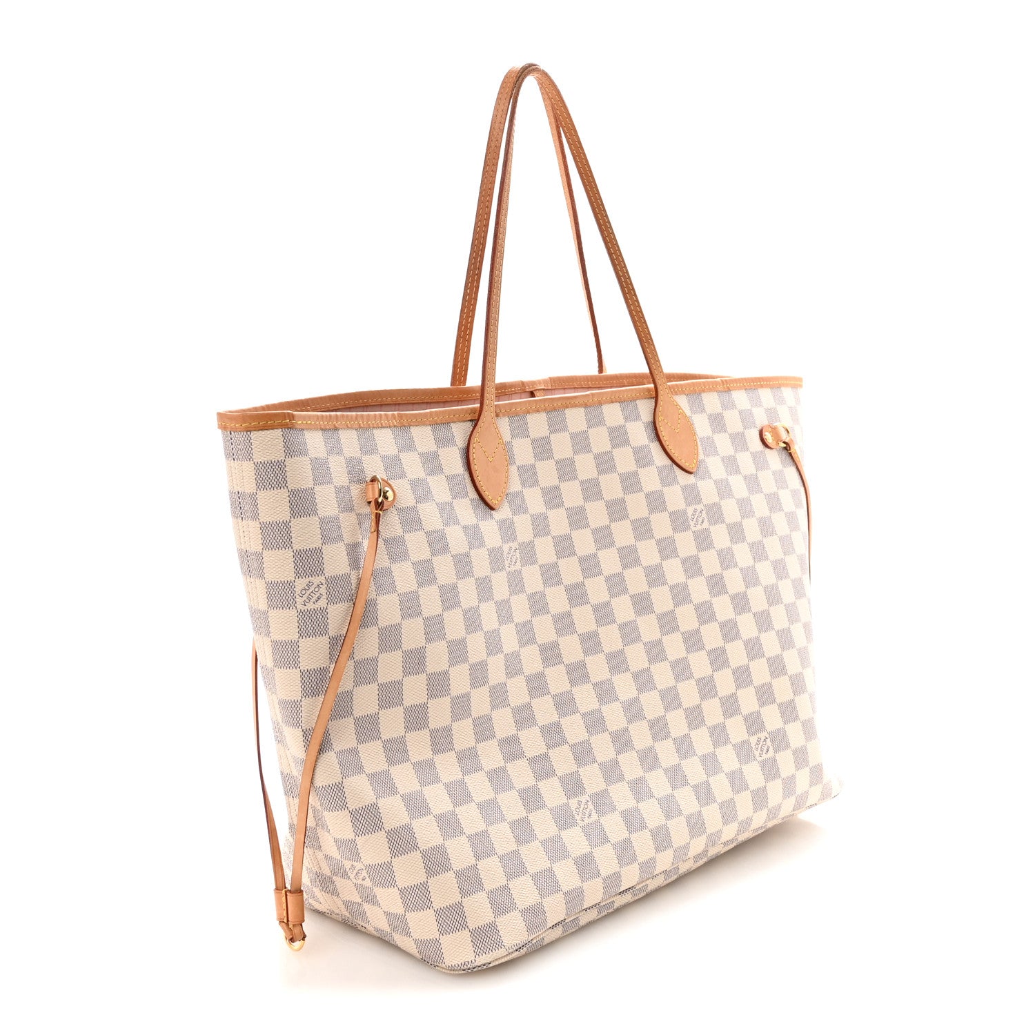 Louis Vuitton Damier Azur Neo Neverfull GM Rose Ballerine 4 of 11
