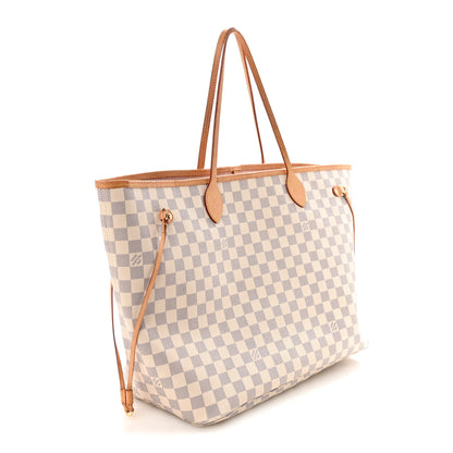 Louis Vuitton Damier Azur Neo Neverfull GM Rose Ballerine 4 of 11