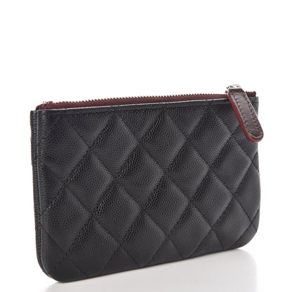 Chanel Caviar Quilted Small Cosmetic Case Black 3 of 7