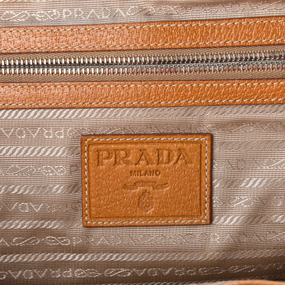 Prada Paglia Cinghiale Frame Bag Naturale Cuoio 6 of 9