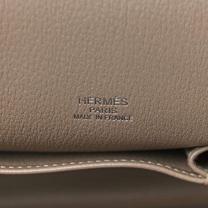 Hermes Taurillon Clemence Jypsiere 34 Etoupe 6 of 9