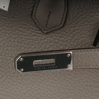 Hermes Taurillon Clemence Birkin 35 Etain 9 of 25