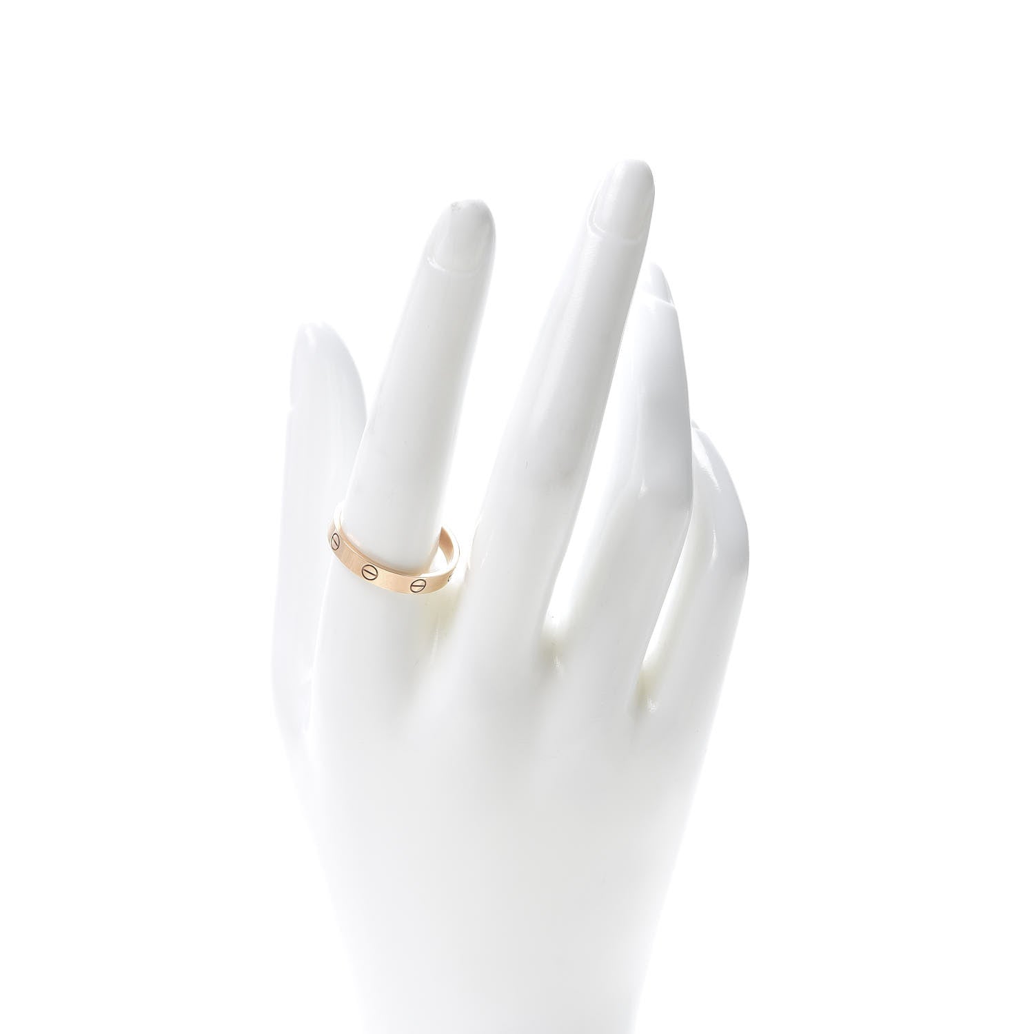 Cartier 18K Pink Gold 3.5mm LOVE Wedding Band Ring 62 10 2 of 4