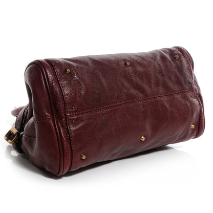 Chloe Leather Paddington Satchel Grenat 4 of 9