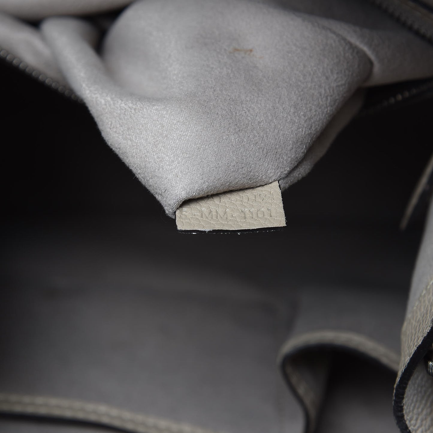 Drummed Calfskin Mini Luggage Dune