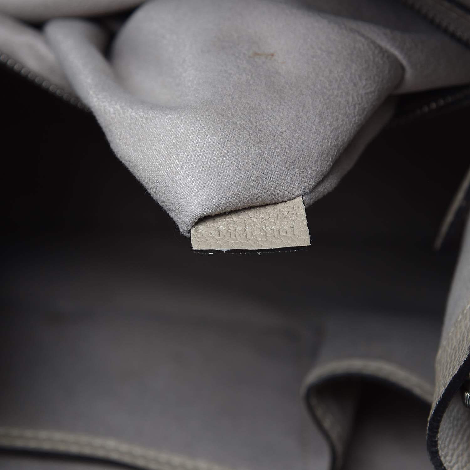Celine Drummed Calfskin Mini Luggage Dune 7 of 21