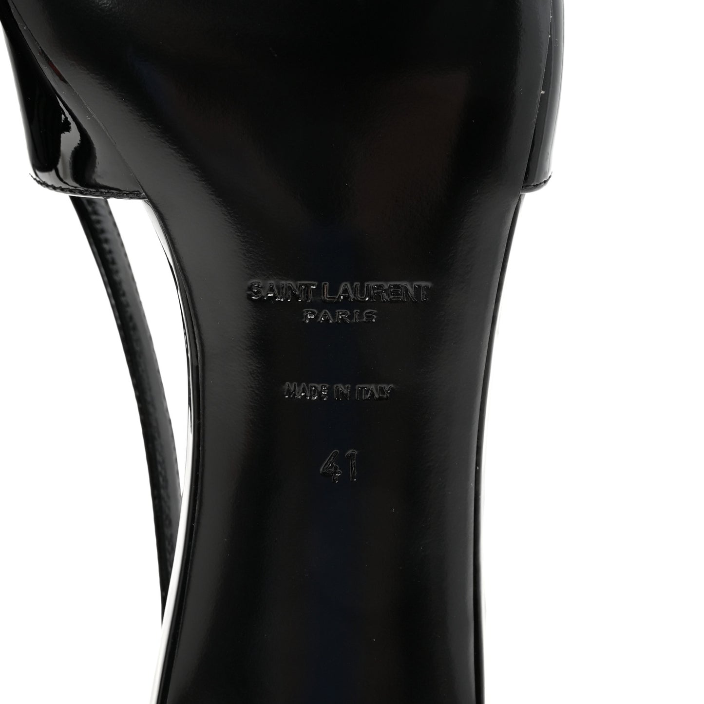 Patent Bade Slingback Pumps 41 Black