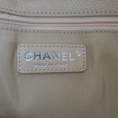 Chanel Caviar Quilted Grand Shopping Tote GST Beige 8 of 9
