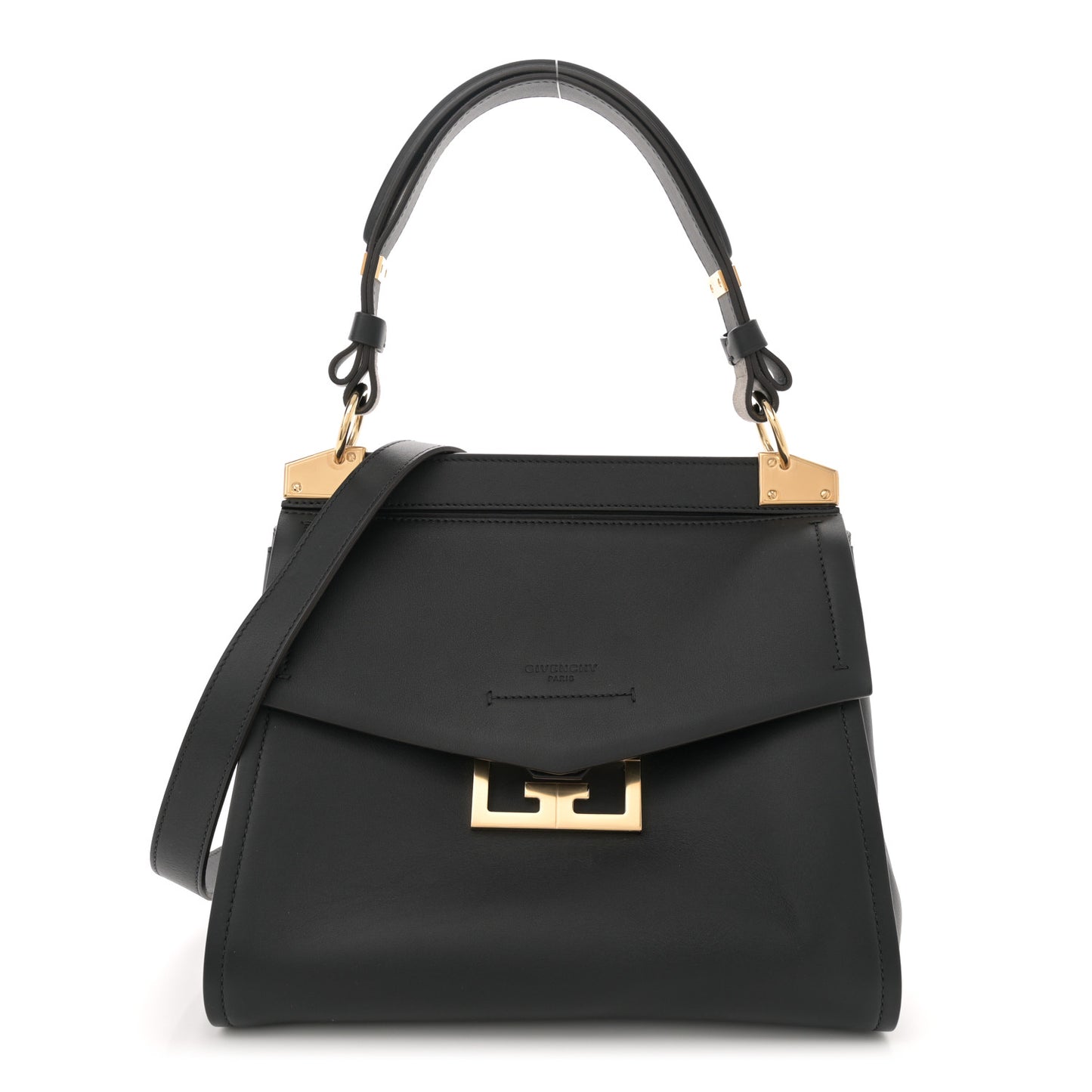 Calfskin Small Mystic Shoulder Bag Black