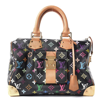 Louis Vuitton Monogram Multicolor Speedy 30 Black 1 of 9