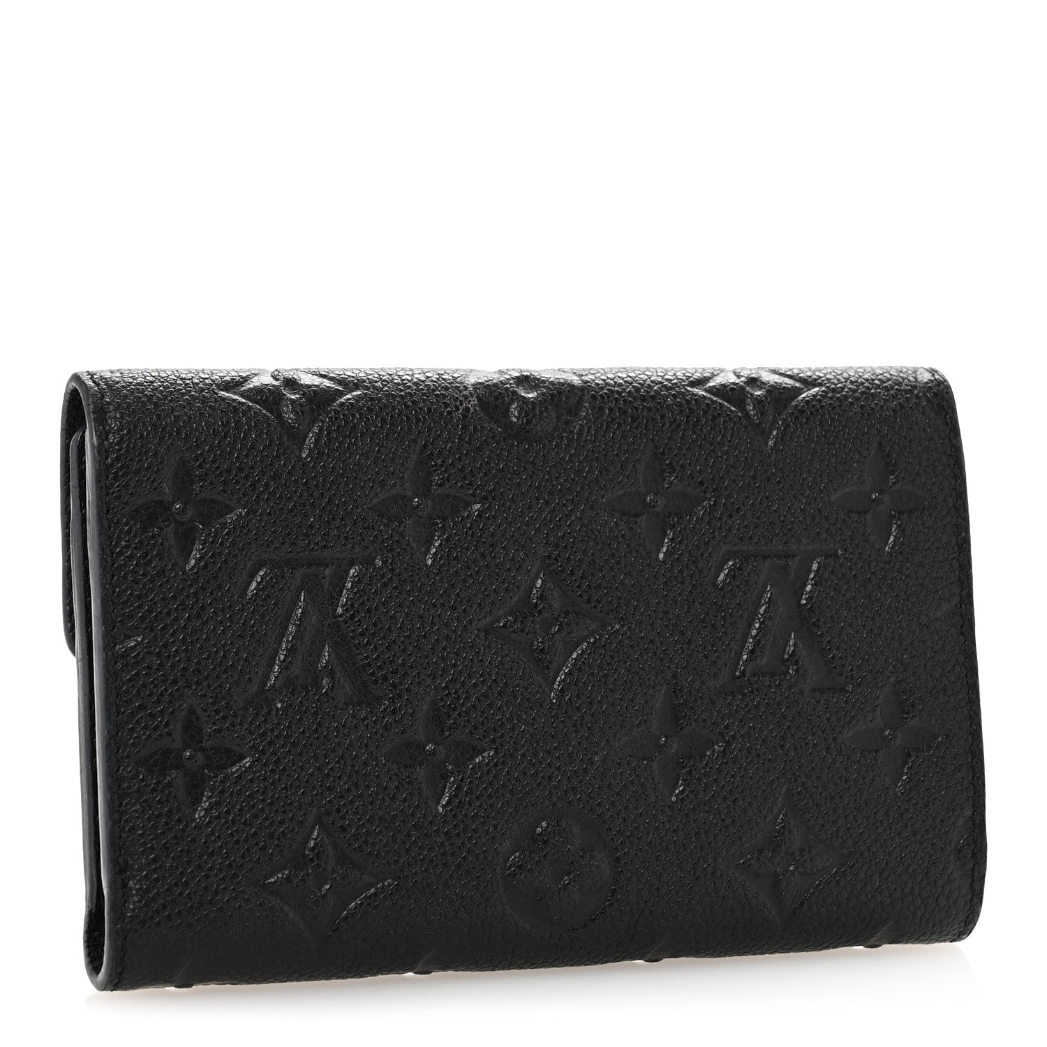 Louis Vuitton Empreinte Compact Curieuse Wallet Black 3 of 11
