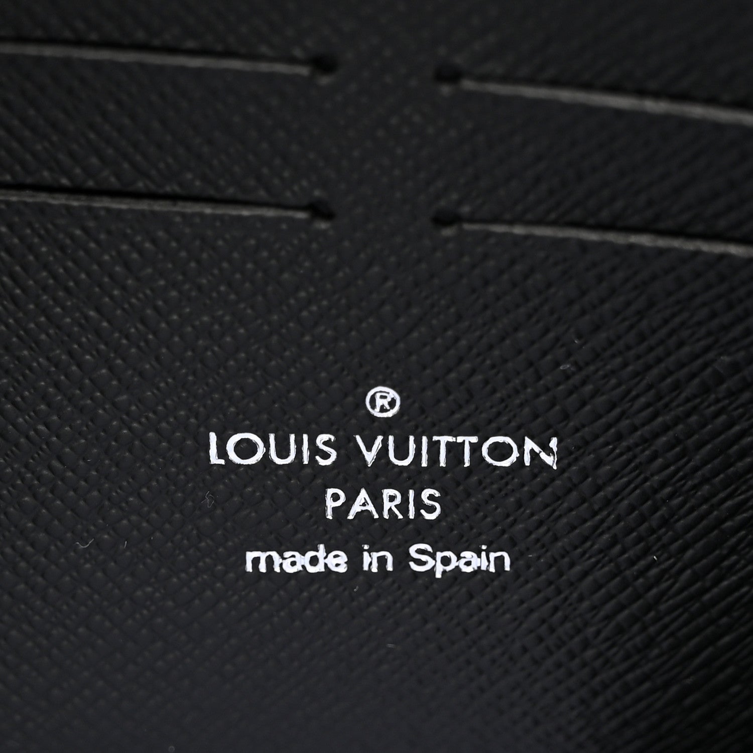 Louis Vuitton Monogram Eclipse Zippy Wallet Horizontal 6 of 7