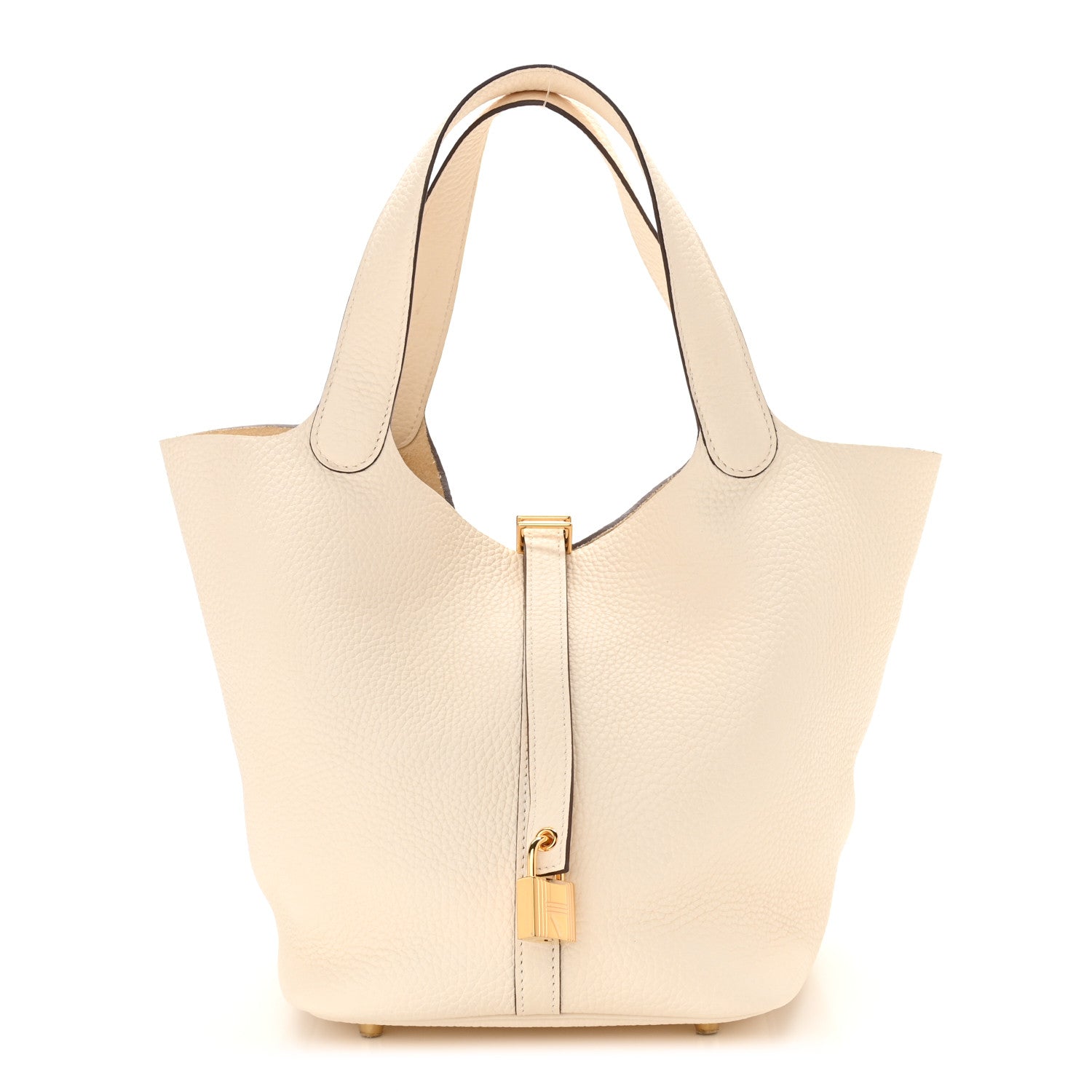 Hermes Taurillon Clemence Picotin Lock 22 MM Nata 1 of 10