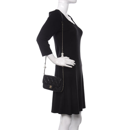 Chanel Lambskin Quilted Mini My Precious Flap Black 2 of 12