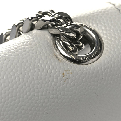 Saint Laurent Grain De Poudre Medium Classic Monogram Kate Satchel Souris 14 of 14