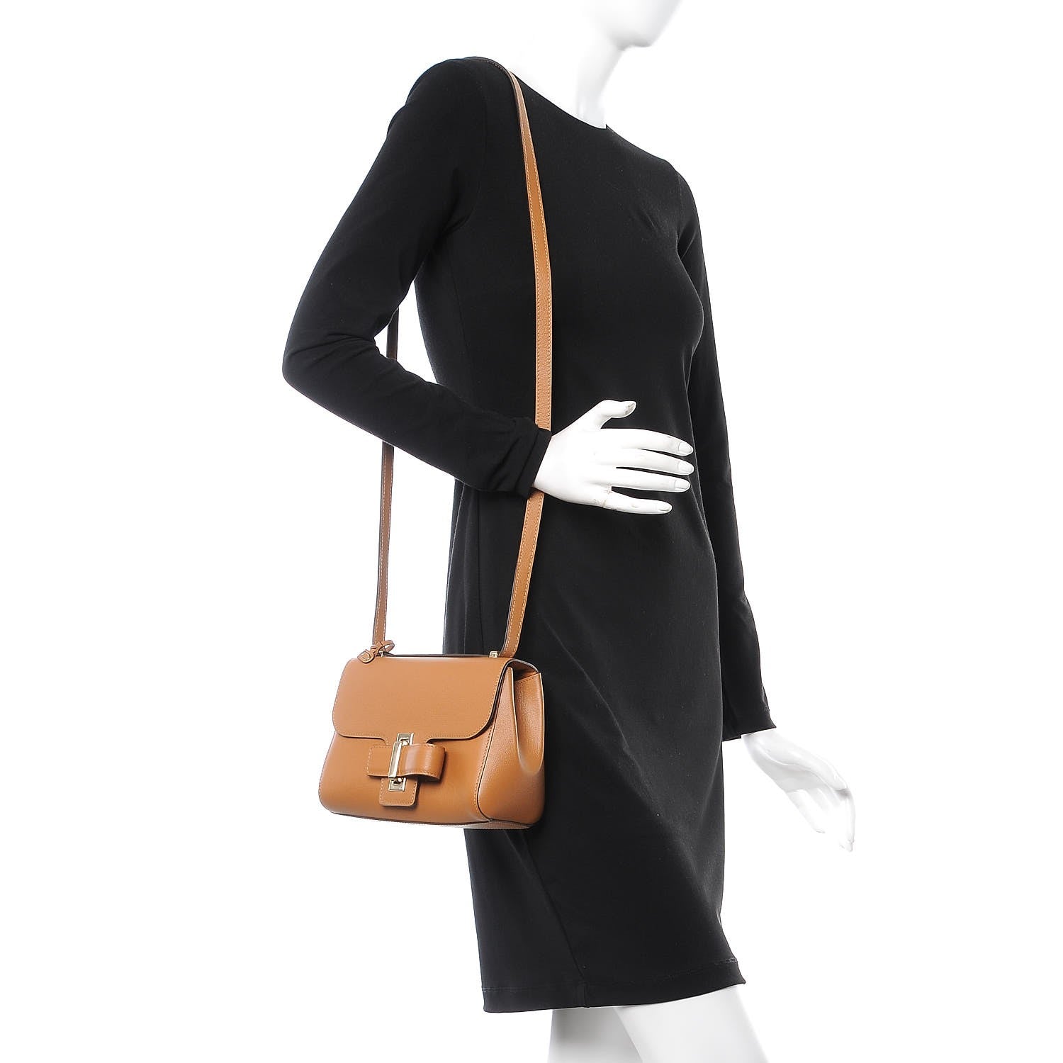 Delvaux Grained Calfskin Simplissime City PM Vegetal 2 of 7