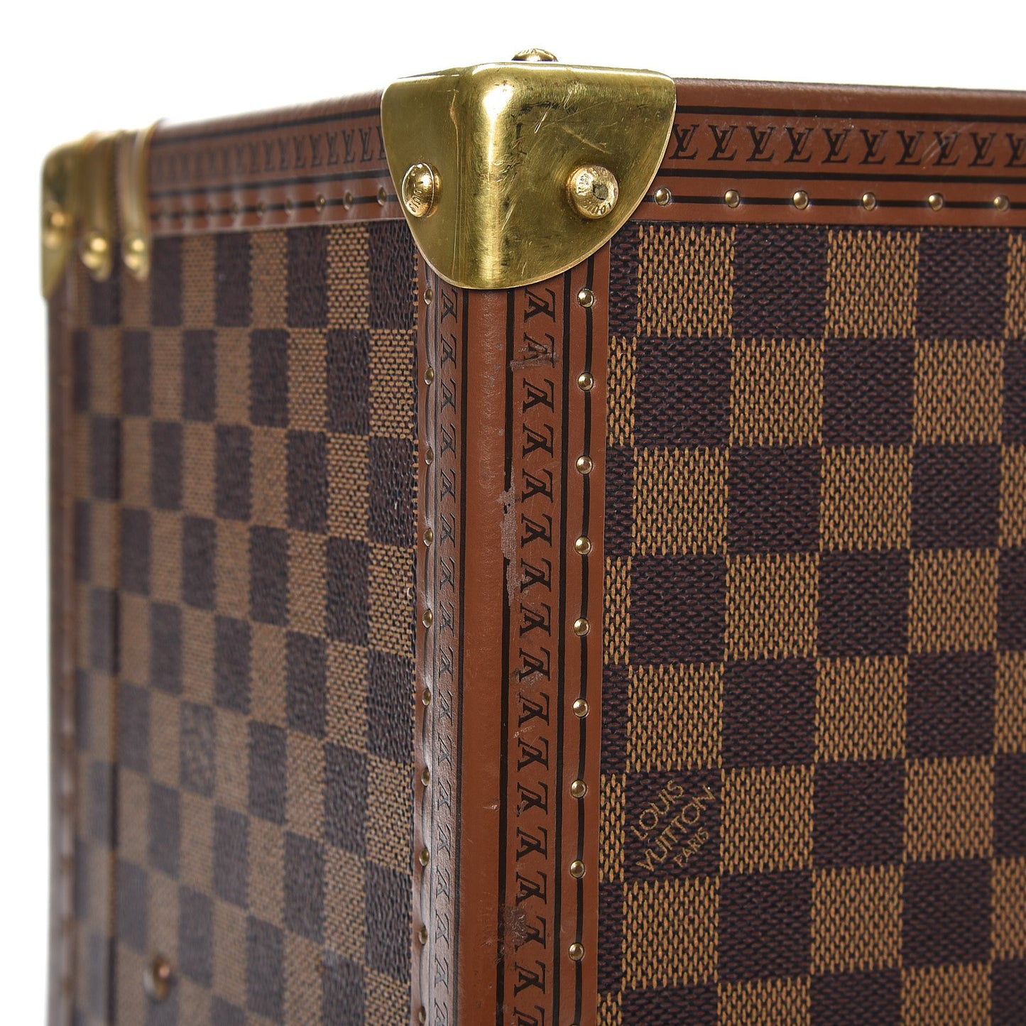 Damier Ebene Boite Bouteilles et Glace Beauty Train Case
