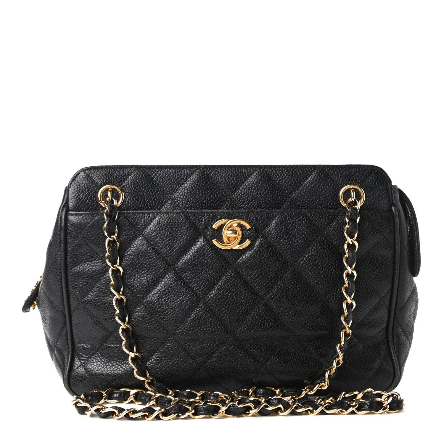 Chanel Caviar Quilted Camera Case Black 1 of 10