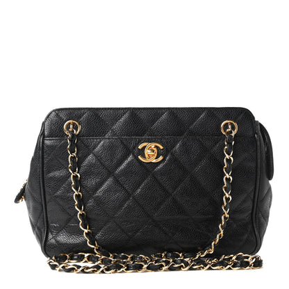 Chanel Caviar Quilted Camera Case Black 1 of 10